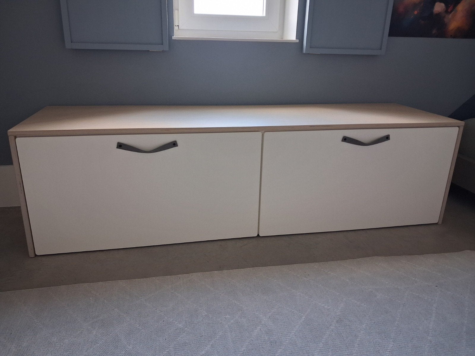 IKEA SMÅSTAD kinderbureau met opbergbakken, Ophalen, Zo goed als nieuw