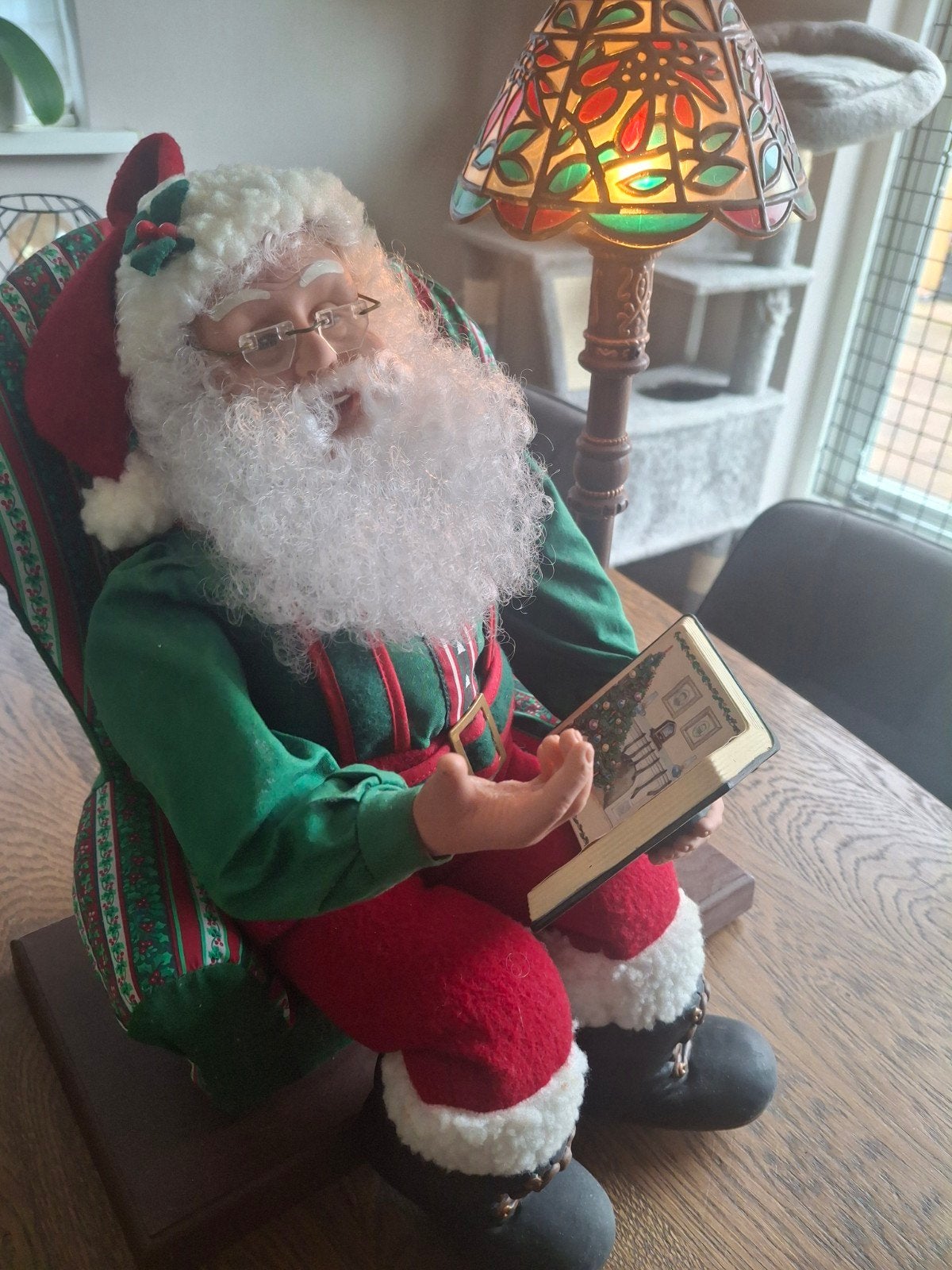 bewegende kerstman met schemerlamp, Diversen, Ophalen