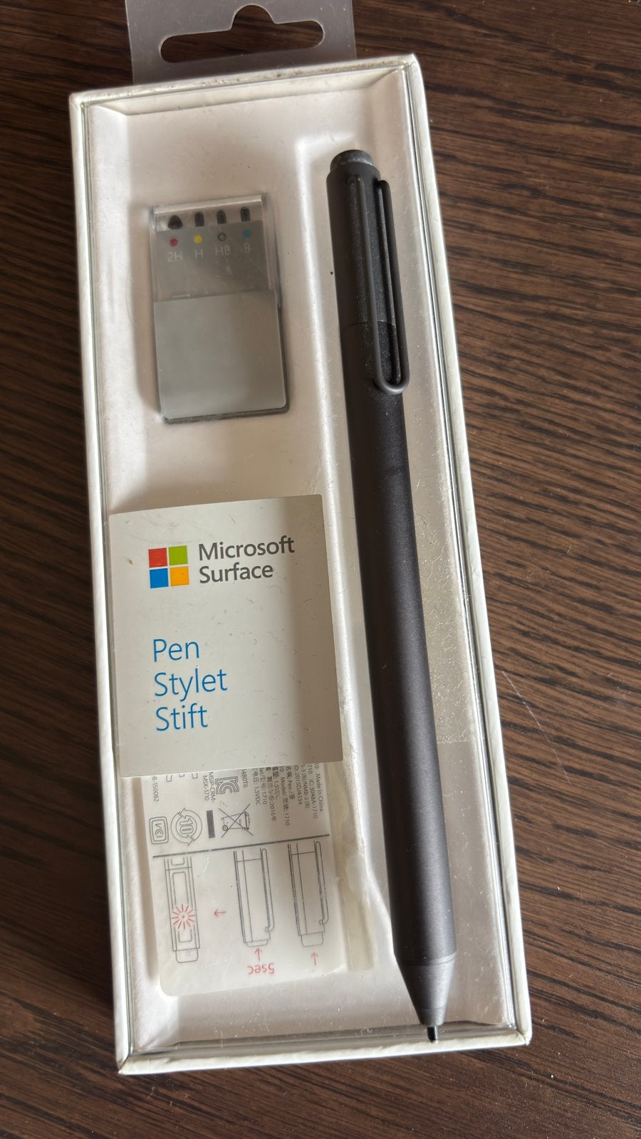 Microsoft Surface Pen titanium in nieuwstaat + extra’s, Ophalen of Verzenden, Zo goed als nieuw