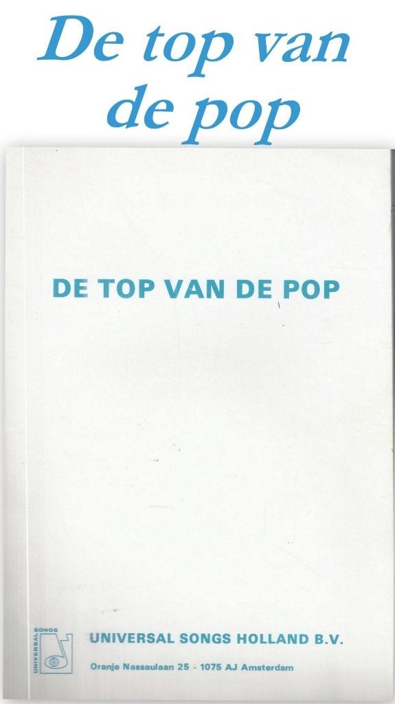 Mu202 bladmuziek de top van de pop, Piano, Gebruikt, Ophalen of Verzenden, Artiest of Componist