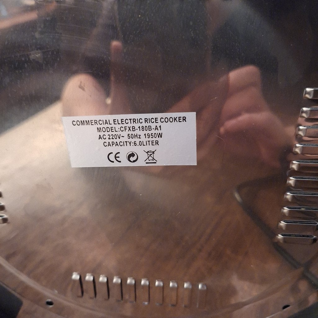 Tulip Rijstkoker CFXB-180B-A1 - 6L, 1950W, Ophalen, Zo goed als nieuw