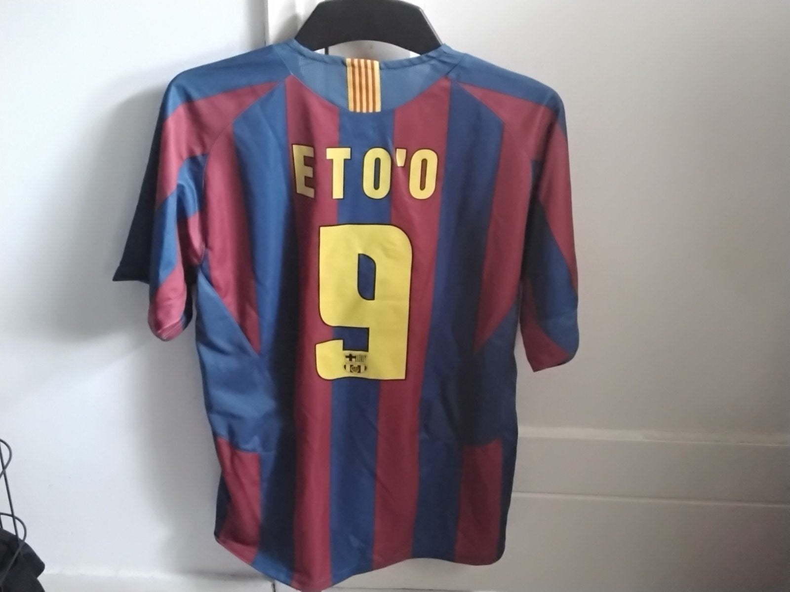 thuisshirt fc Barcelona bedrukking eto'o, Groter dan maat XL, Ophalen of Verzenden, Nieuw, Shirt