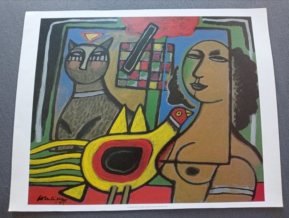 Corneille Cobra print Art Unlimited, Antiek en Kunst, Kunst | Overige Kunst, Ophalen of Verzenden