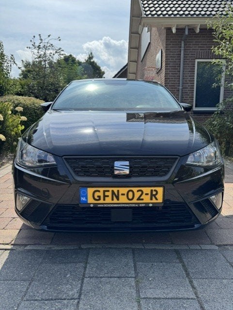 Seat Ibiza 1.0 Ecotsi 95pk 2020 Zwart, Auto's, Voorwielaandrijving, Dealer onderhouden, Stof, Euro 6