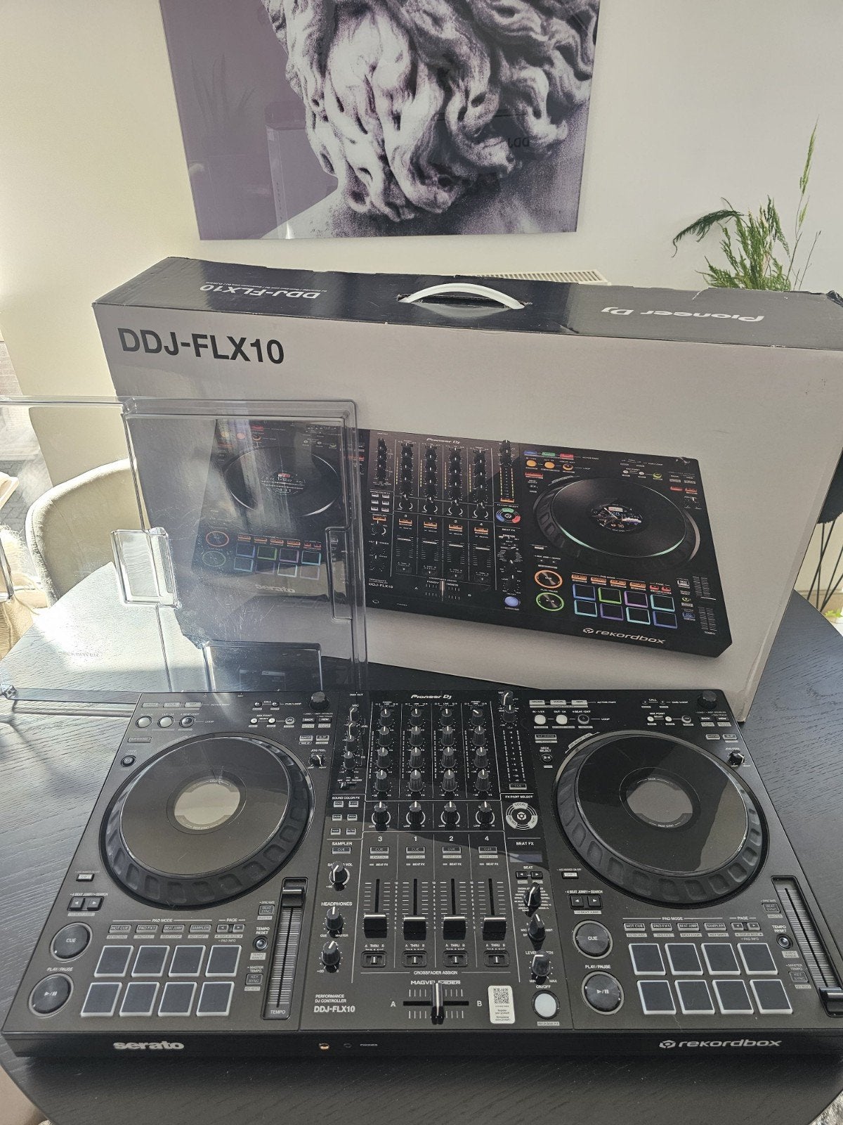Pioneer DDJ-FLX10 incl. toebehoren, doos en decksaver, Ophalen, Zo goed als nieuw, Pioneer