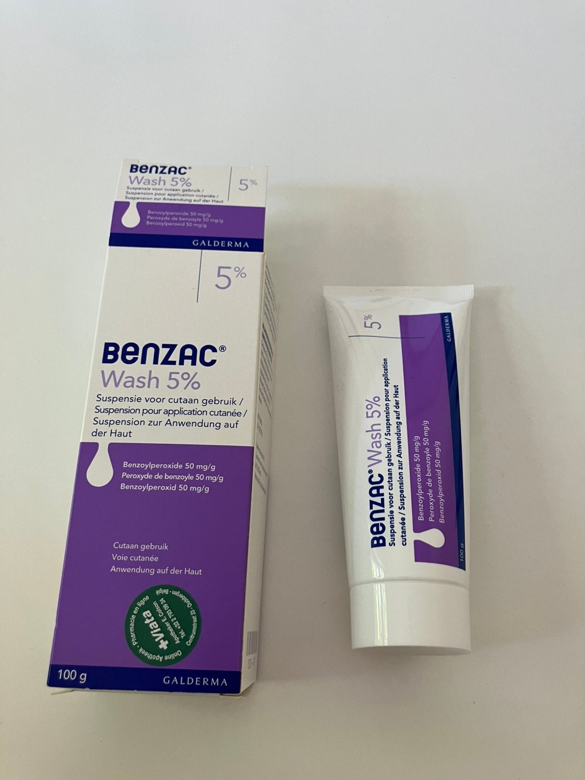 Benzac wash 5% nieuw en ongeopend, Sieraden, Tassen en Uiterlijk, Uiterlijk | Mondverzorging, Ophalen of Verzenden, Nieuw