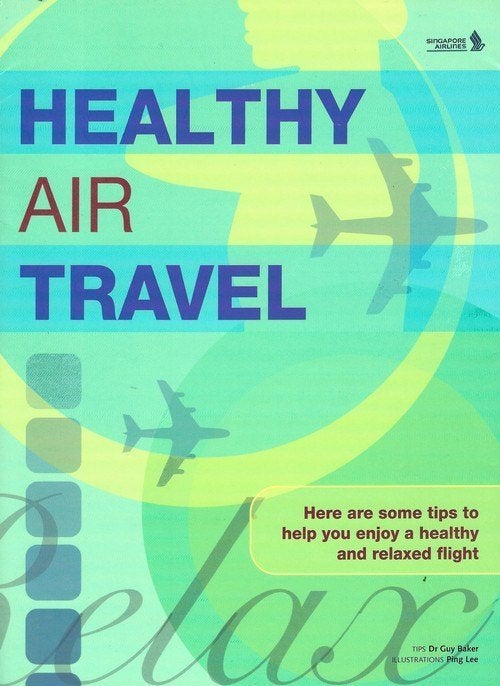 Singapore Airlines - Healthy Air Travel, Ophalen of Verzenden, Zo goed als nieuw, Kaart, Foto of Prent
