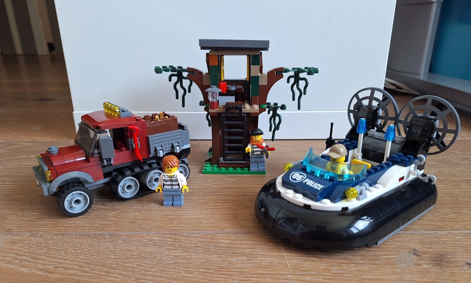 LEGO City 60071 Hovercraft Achtervolging, Lego, Ophalen of Verzenden, Complete set, Inclusief instructies