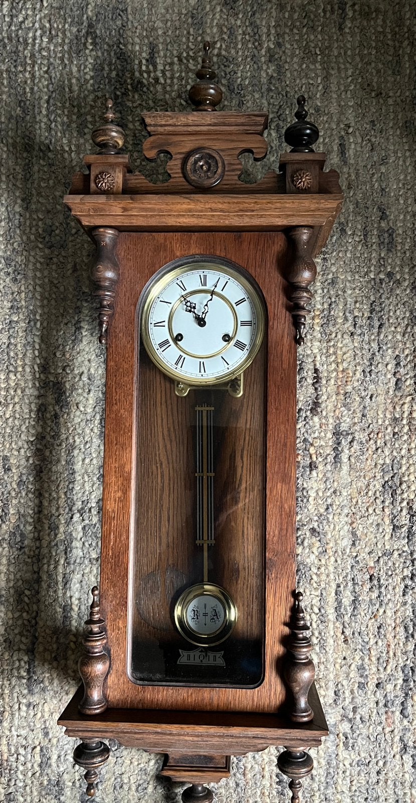 3 vintage wandklokken., Ophalen