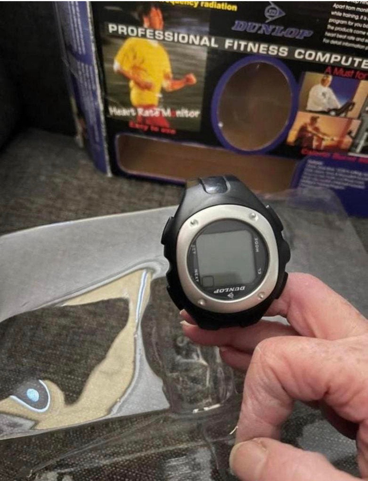 Dunlopp fitness computer horloge, Ophalen of Verzenden, Zo goed als nieuw