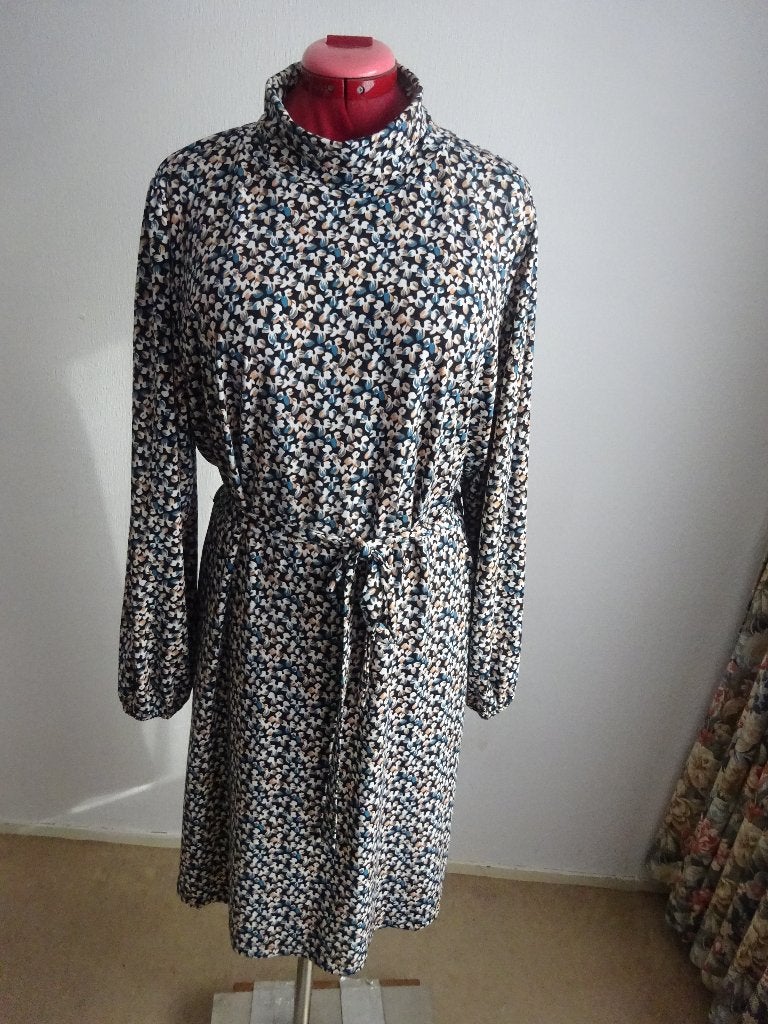 Norah jurk mt 48, Kleding | Dames, Jurken, Overige kleuren, Maat 46/48 (XL) of groter, Ophalen of Verzenden, Zo goed als nieuw