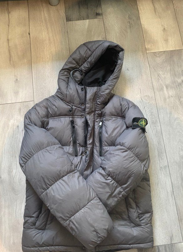Grijze jas, Kleding | Heren, Jassen | Winter, Ophalen of Verzenden, Zo goed als nieuw, Grijs