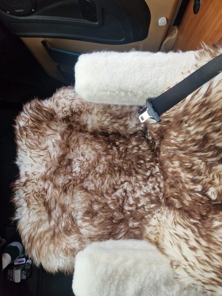 Moeflon schapenvachten voor camperstoelen, Auto diversen, Ophalen