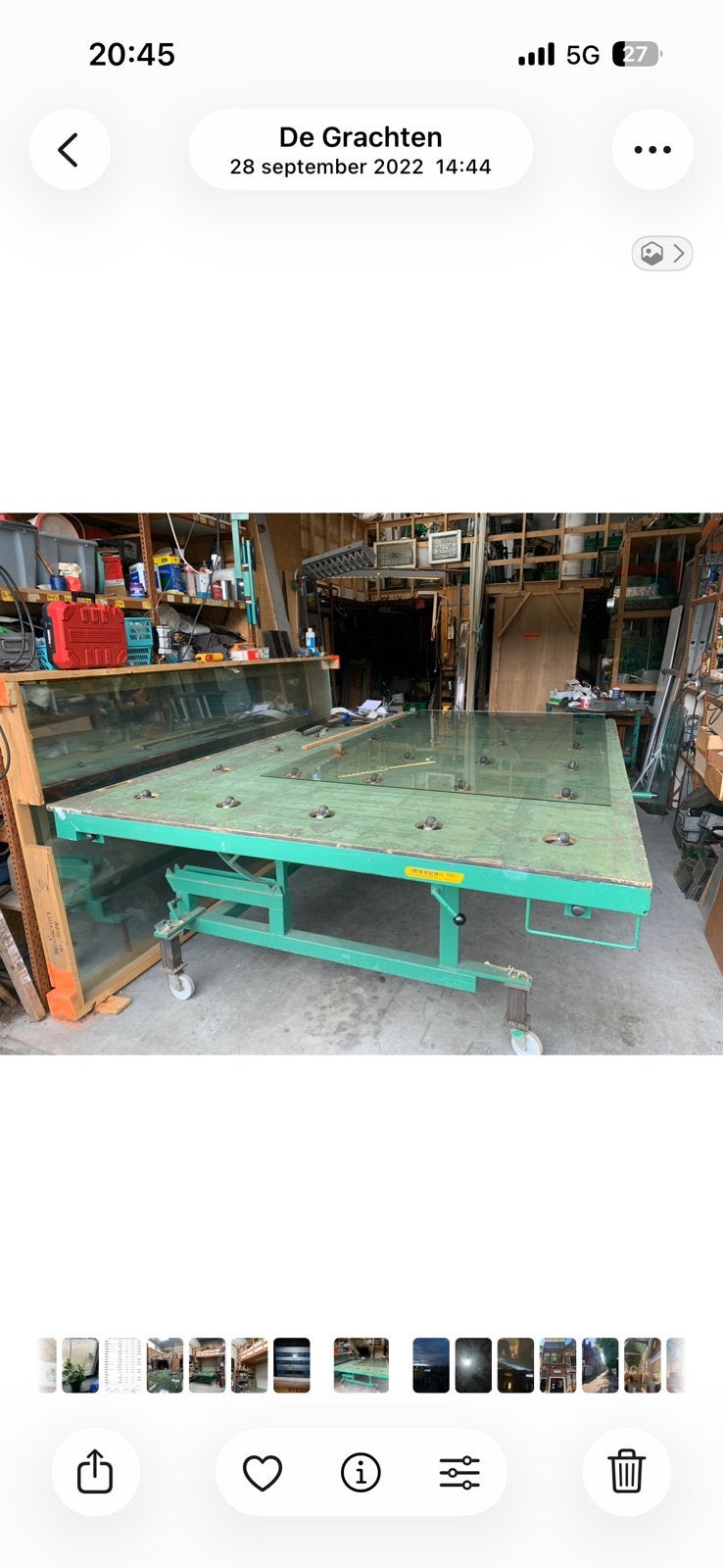 Industrieële eettafel, Huis en Inrichting, 200 cm of meer, Zo goed als nieuw, Rechthoekig, 50 tot 100 cm