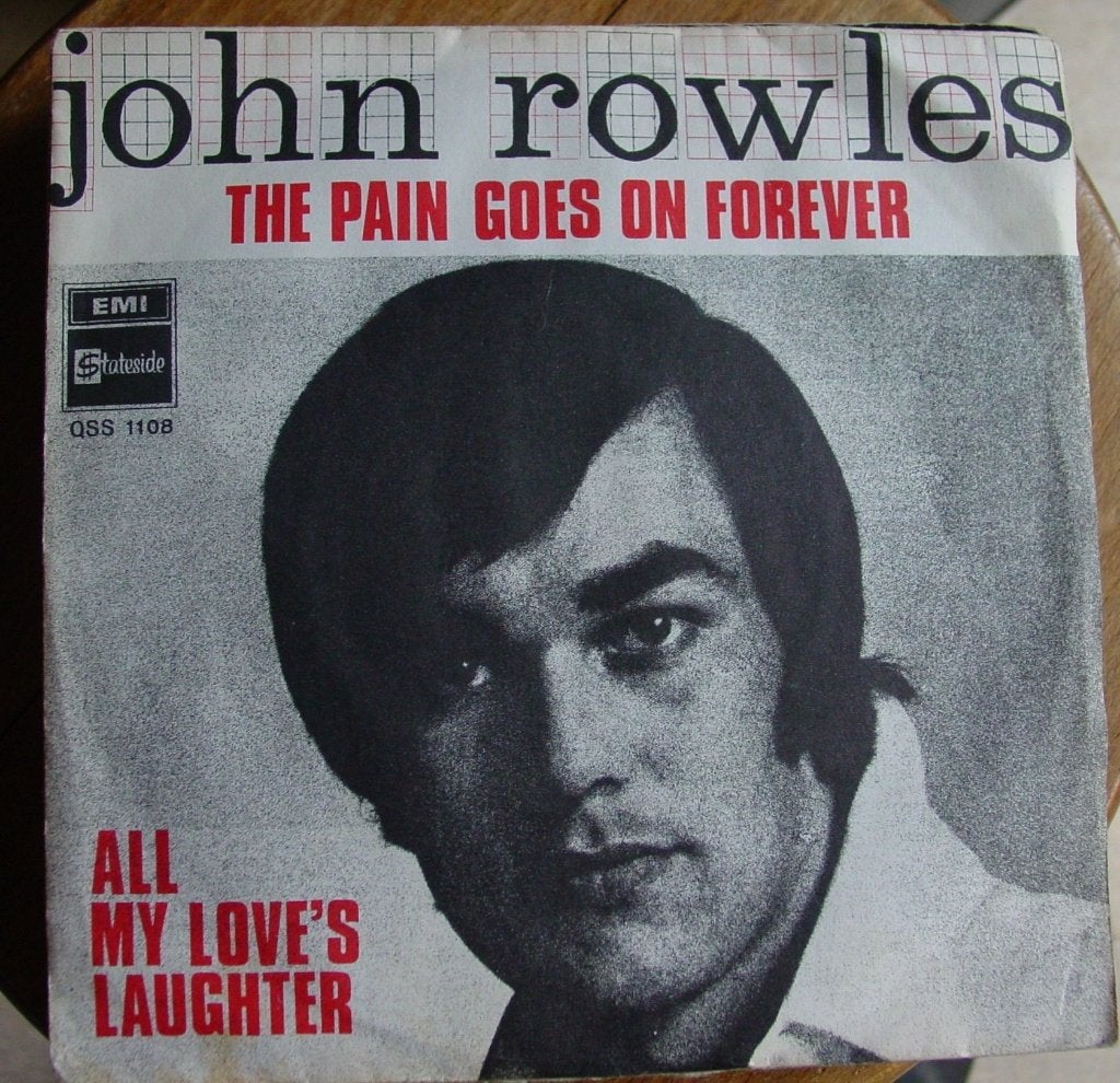 45T 7INCH VINYL SINGLE JOHN ROWLES, Cd's en Dvd's, Ophalen of Verzenden, Zo goed als nieuw, Pop