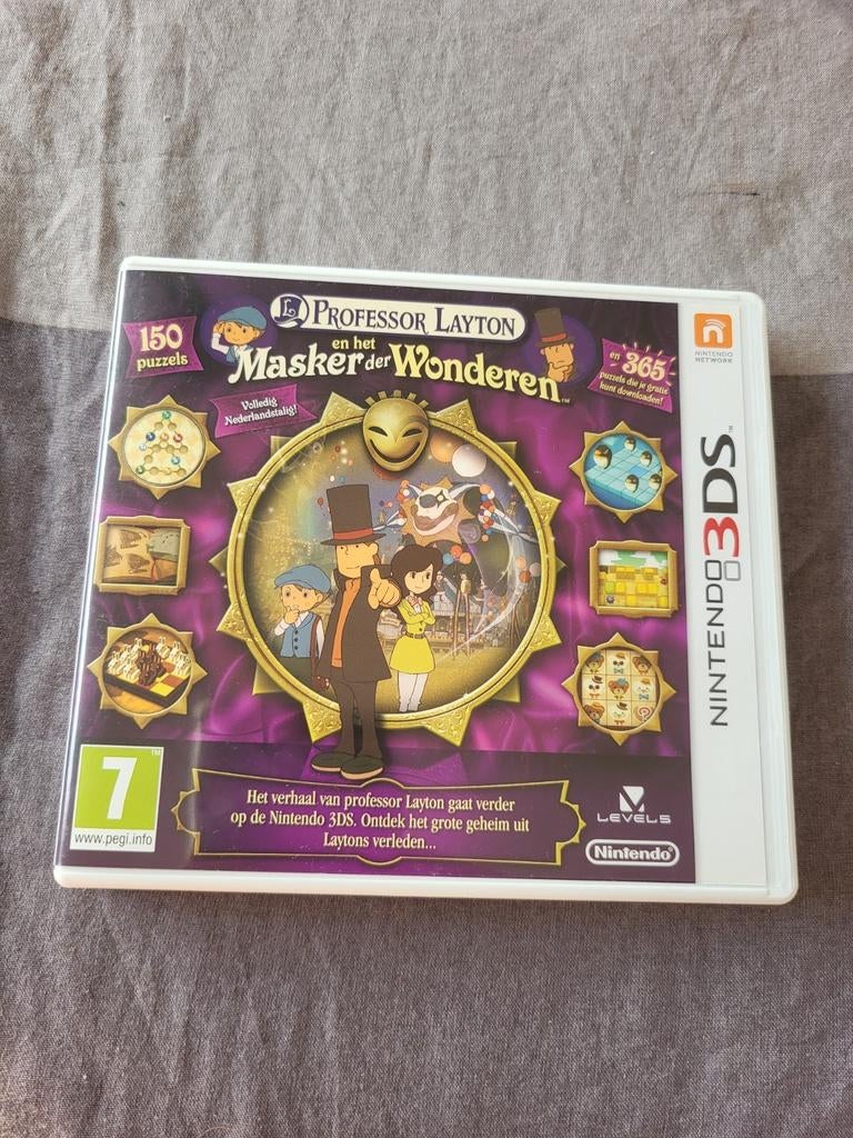 Professor Layton en het masker der wonderen, Puzzel en Educatief, 1 speler, Ophalen of Verzenden, Zo goed als nieuw
