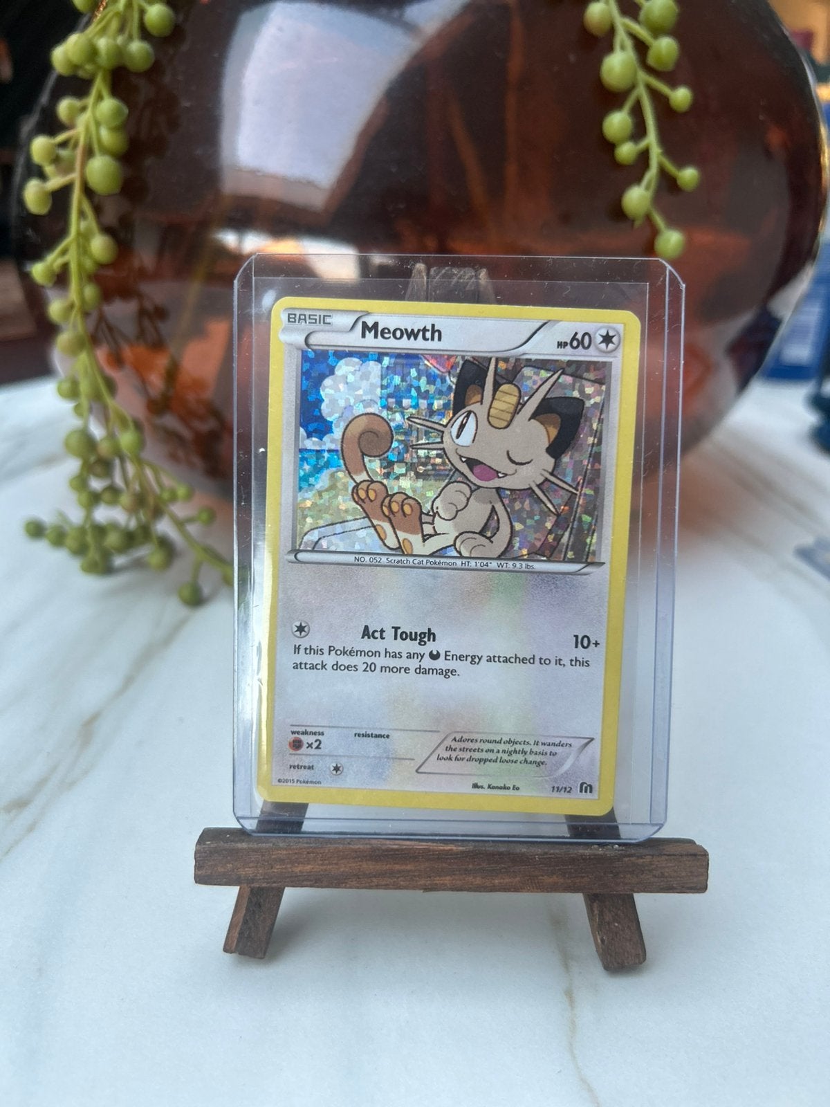 Pokémon Meowth 11/12 McDonald's promo van 2016, Ophalen of Verzenden, Gebruikt