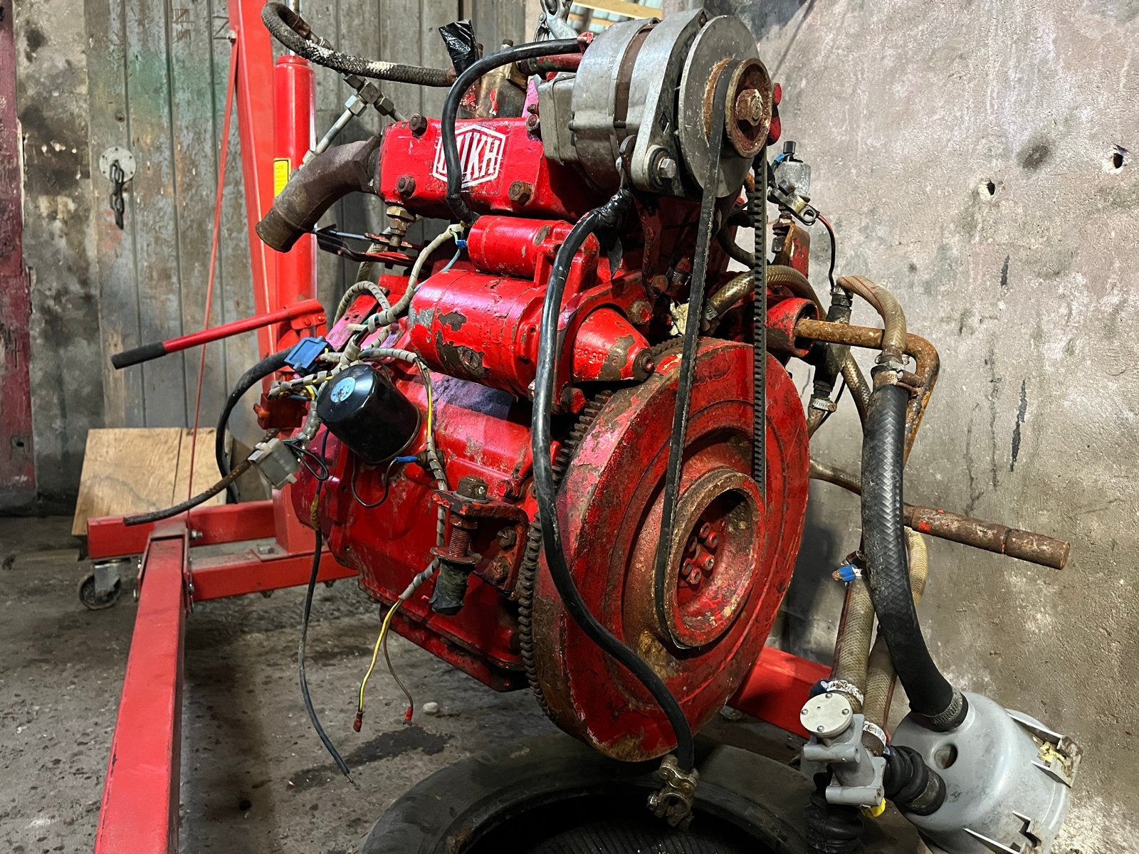 Bukh DW20 bootmotor voor onderdelen - defect, Ophalen of Verzenden, Gebruikt, Motor en Techniek, Zeilboot of Motorboot