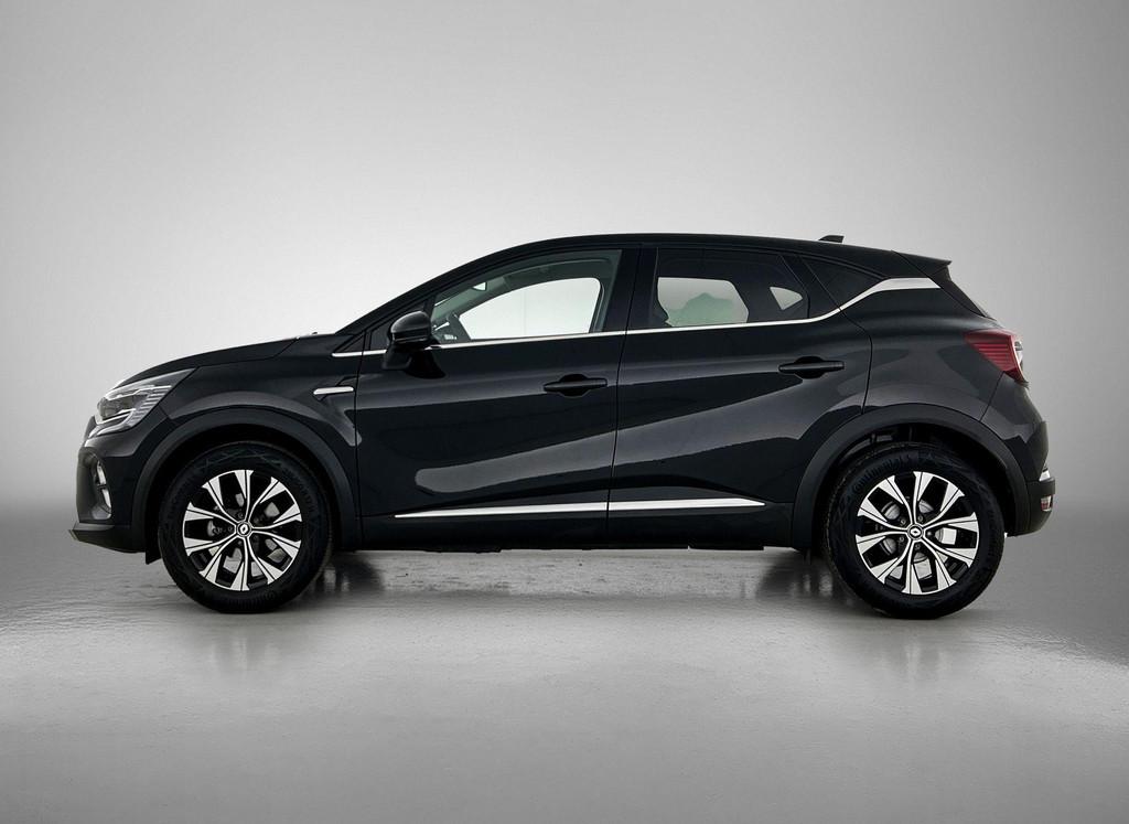 Renault Captur 1.0 TCe Techno 90PK | Apple CarPlay/Android A, Gebruikt, Euro 6, Leder en Stof, Zwart