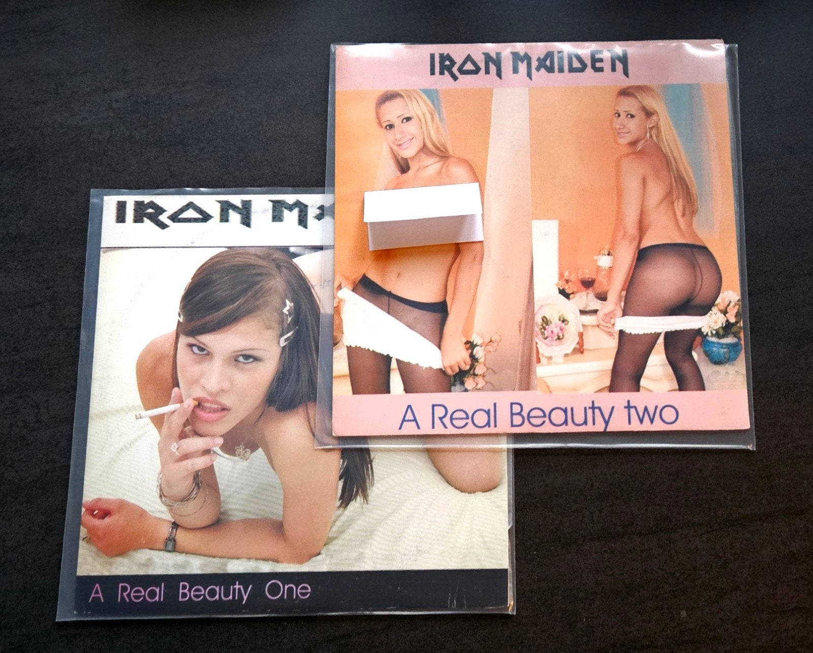 Iron Maiden Bootleg LP's: A Real Beauty One & Two, LP, Gebruikt, Limited edition, Hard Rock