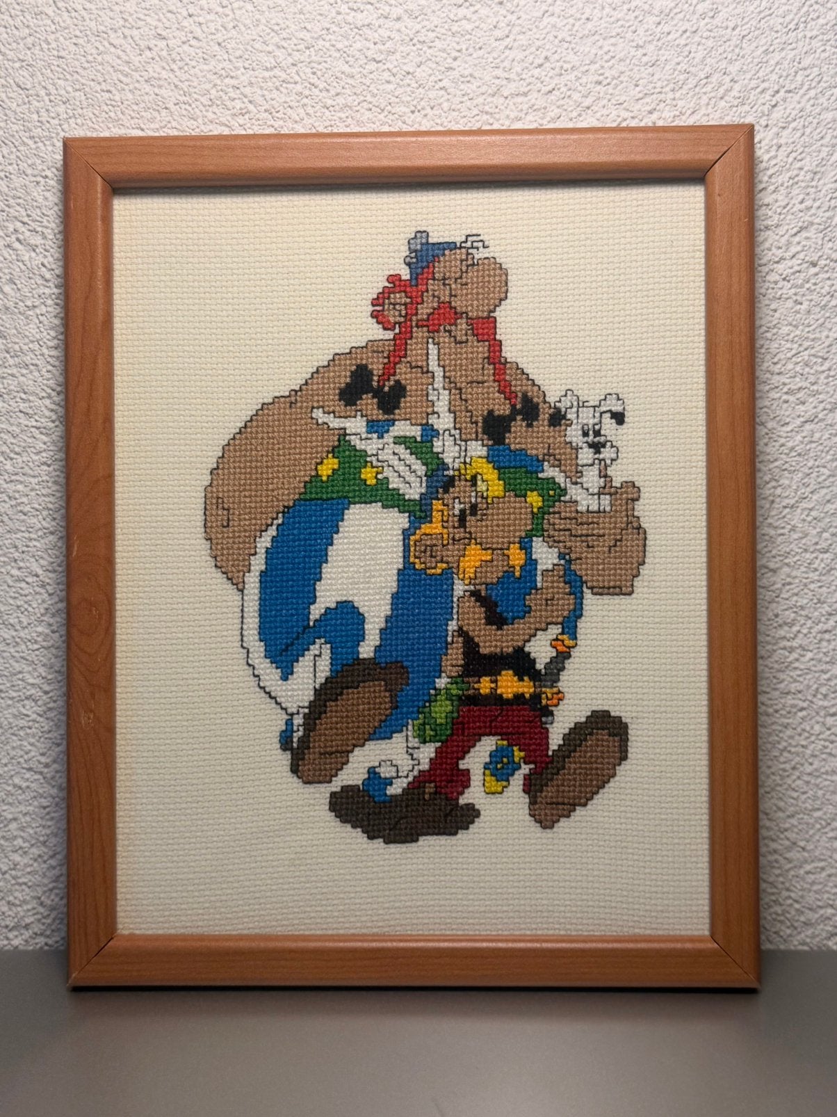 Kruissteek borduurwerk Asterix Obelix, Verzamelen, Ophalen of Verzenden