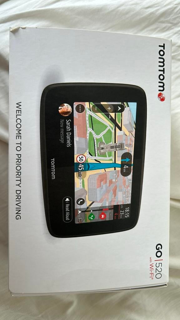 TomTom GO 520 GPS Navigatiesysteem met Wi-Fi, Auto diversen, Autonavigatie, Ophalen of Verzenden, Zo goed als nieuw