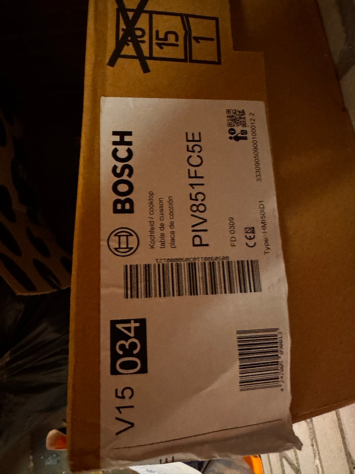 Bosch PIV851FC5E Inductiekookplaat - Nieuw in doos, Witgoed en Apparatuur, Kookplaten, Ophalen, Nieuw, Energieklasse A of zuiniger