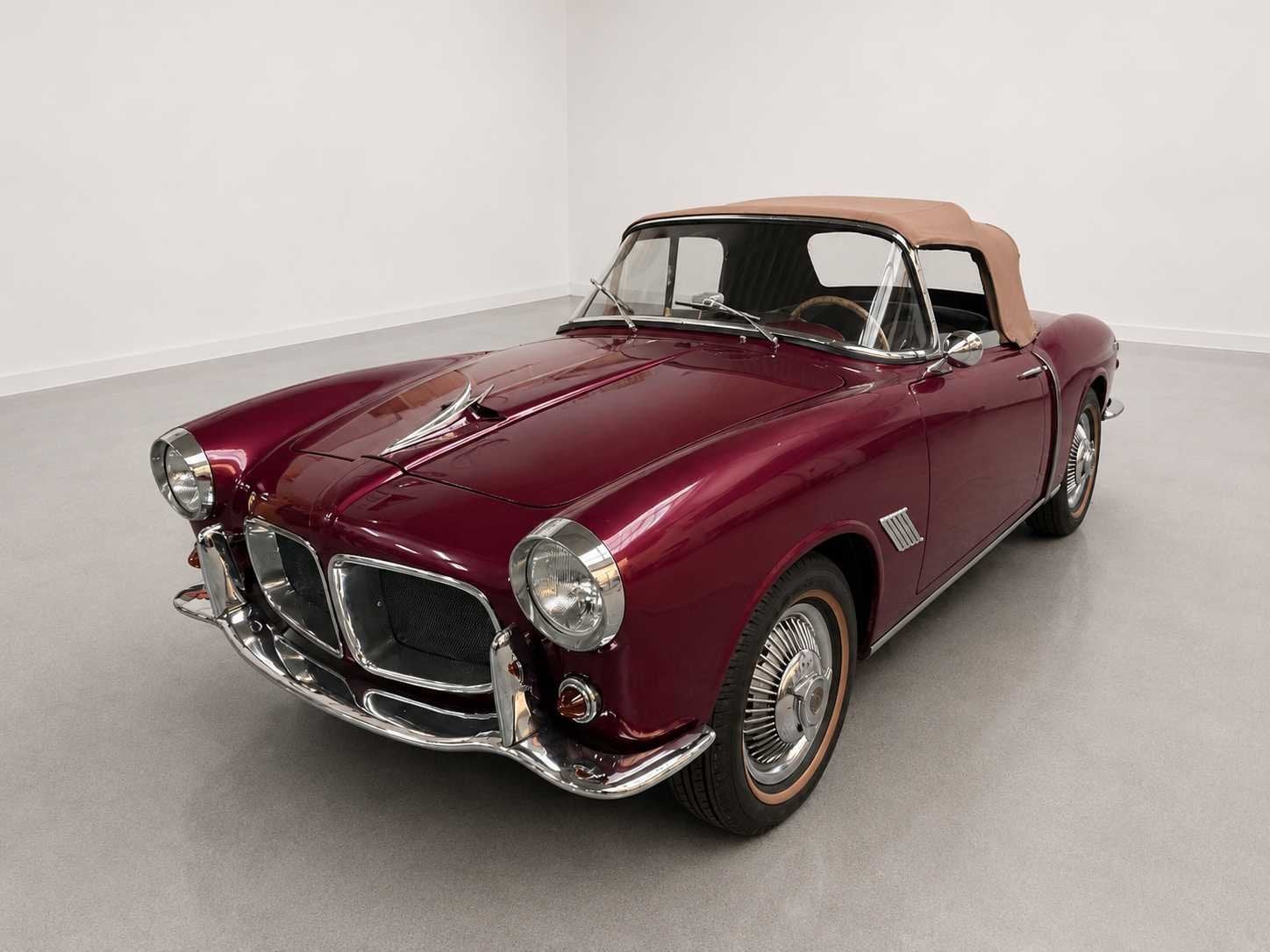 1956 Fiat 1100 TV Spider | Italian Classic Roadster, Cabriolet, Overige brandstoffen, Bedrijf, Handgeschakeld