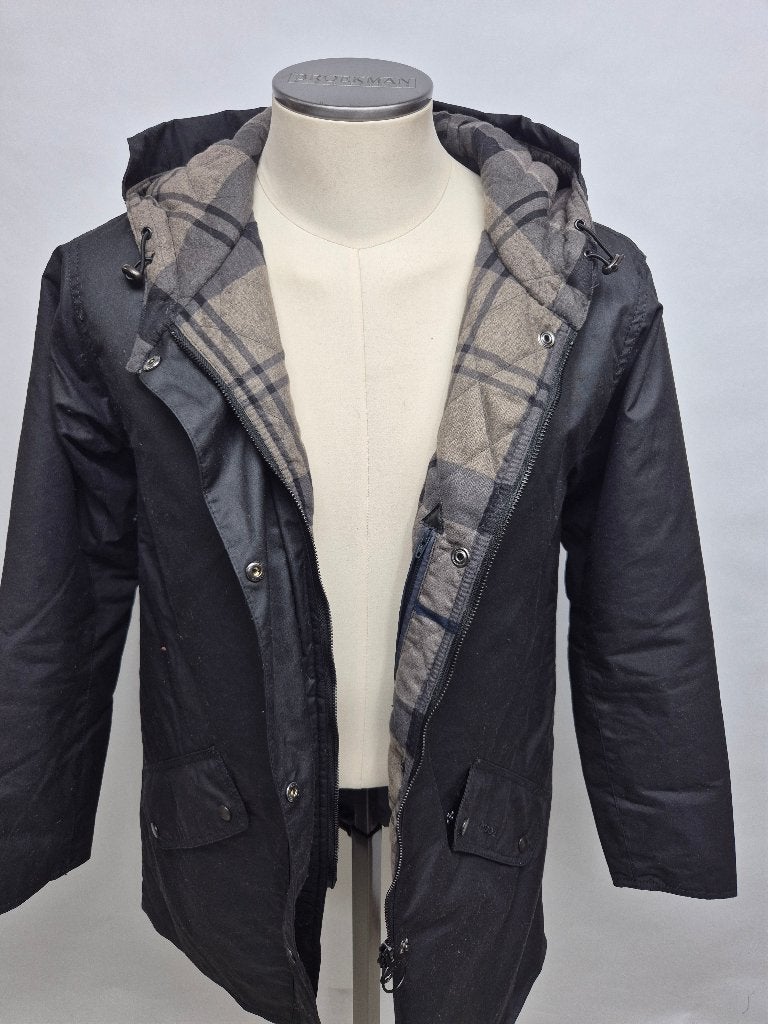 Barbour 'Coll Wax Jkt' Winter jas, Nieuw! Maat 38, Maat 38/40 (M), Barbour, Zwart, Nieuw
