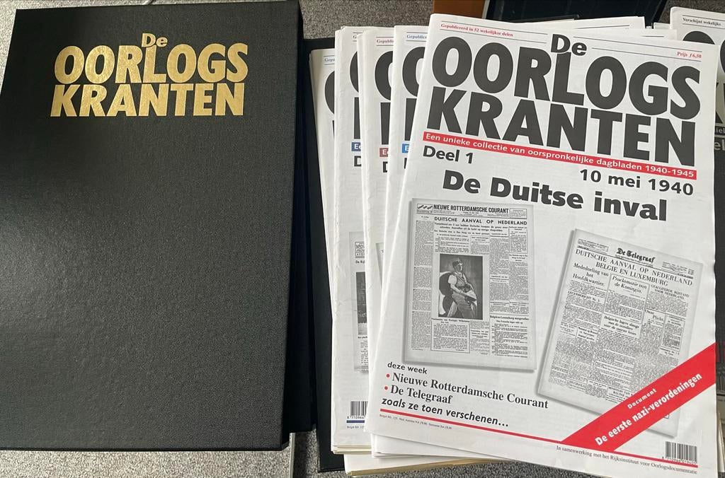 De Oorlogskranten - Unieke collectie dagbladen 1940-1945, Ophalen of Verzenden, Zo goed als nieuw, Krant