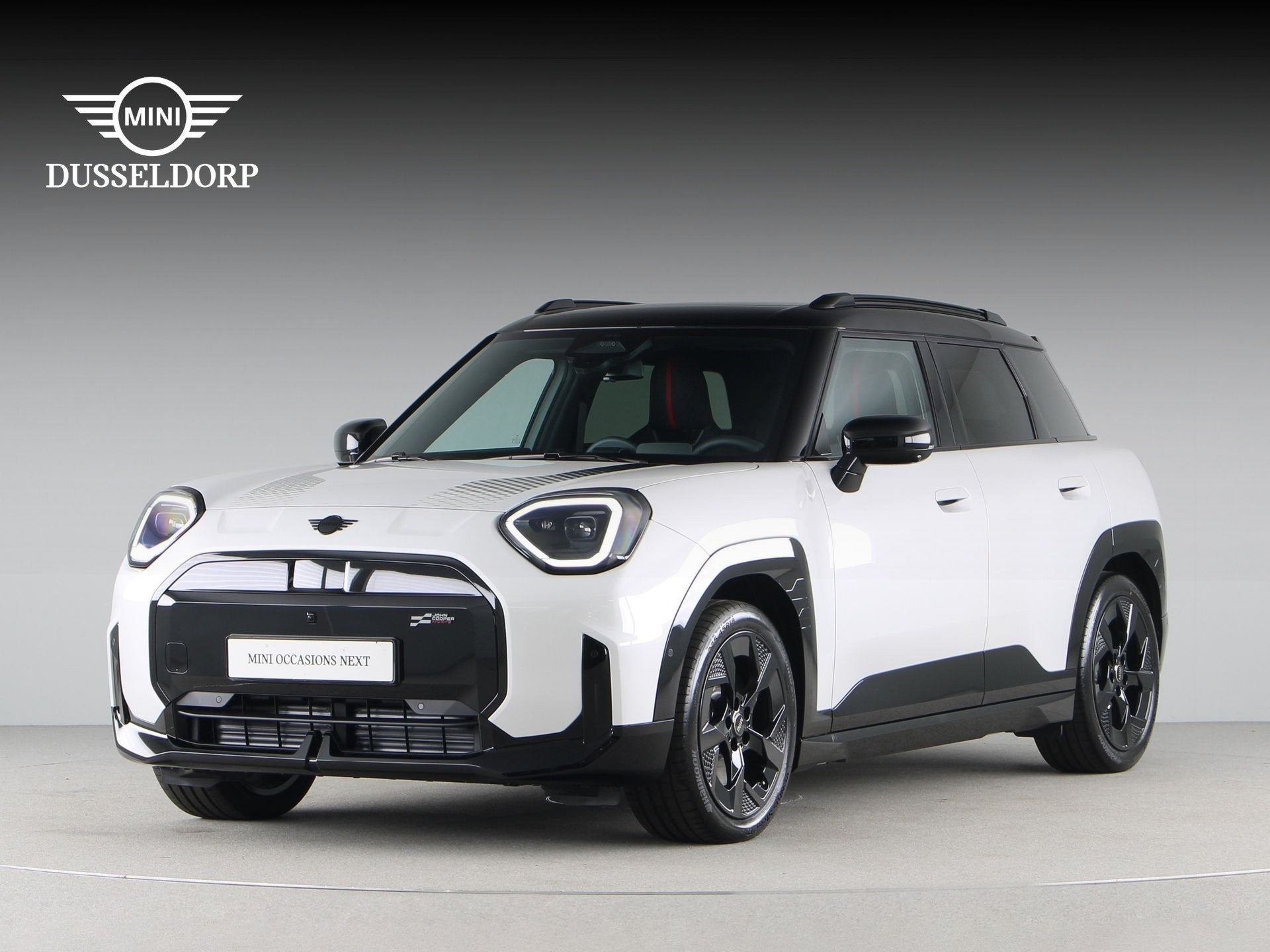 MINI Aceman SE John Cooper Works Pakket XL Accu conditie 100, Auto's, Dealer onderhouden, Isofix, Met garantie (alle), Wit