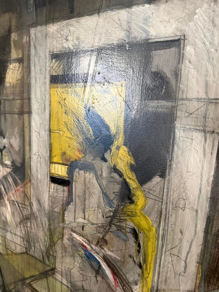 Illias groot schilderij op paneel 1989 Ton Jacobs, Ophalen