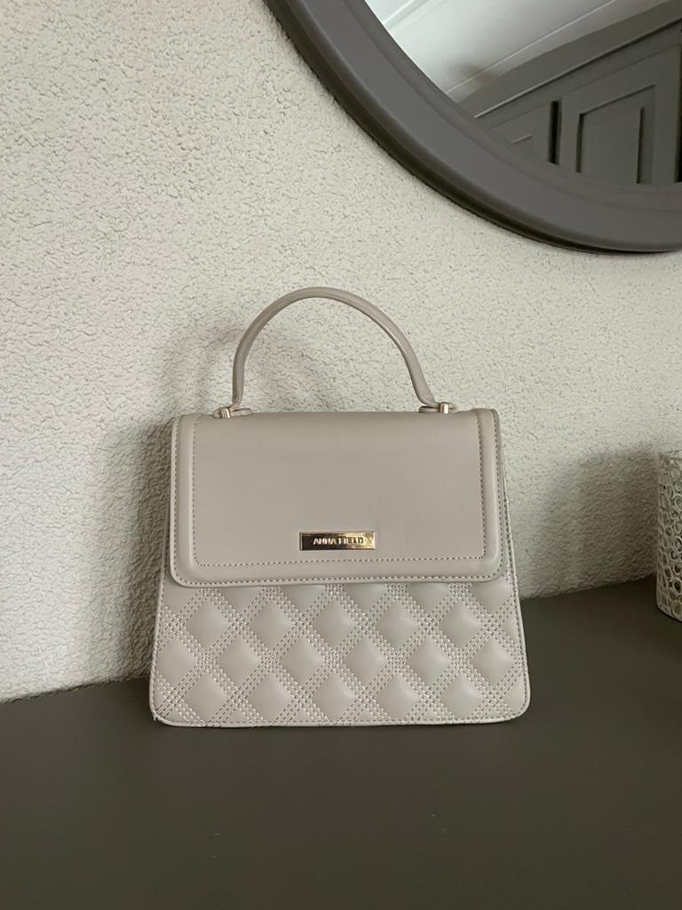 Handtas Anna Field., Ophalen of Verzenden, Zo goed als nieuw, Beige, Handtas