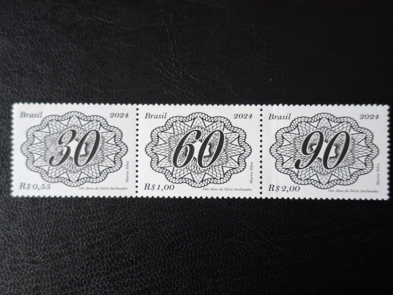 Brazilië 2024 Anniversary Inclinados stamps, Ophalen of Verzenden, Postfris, Zuid-Amerika
