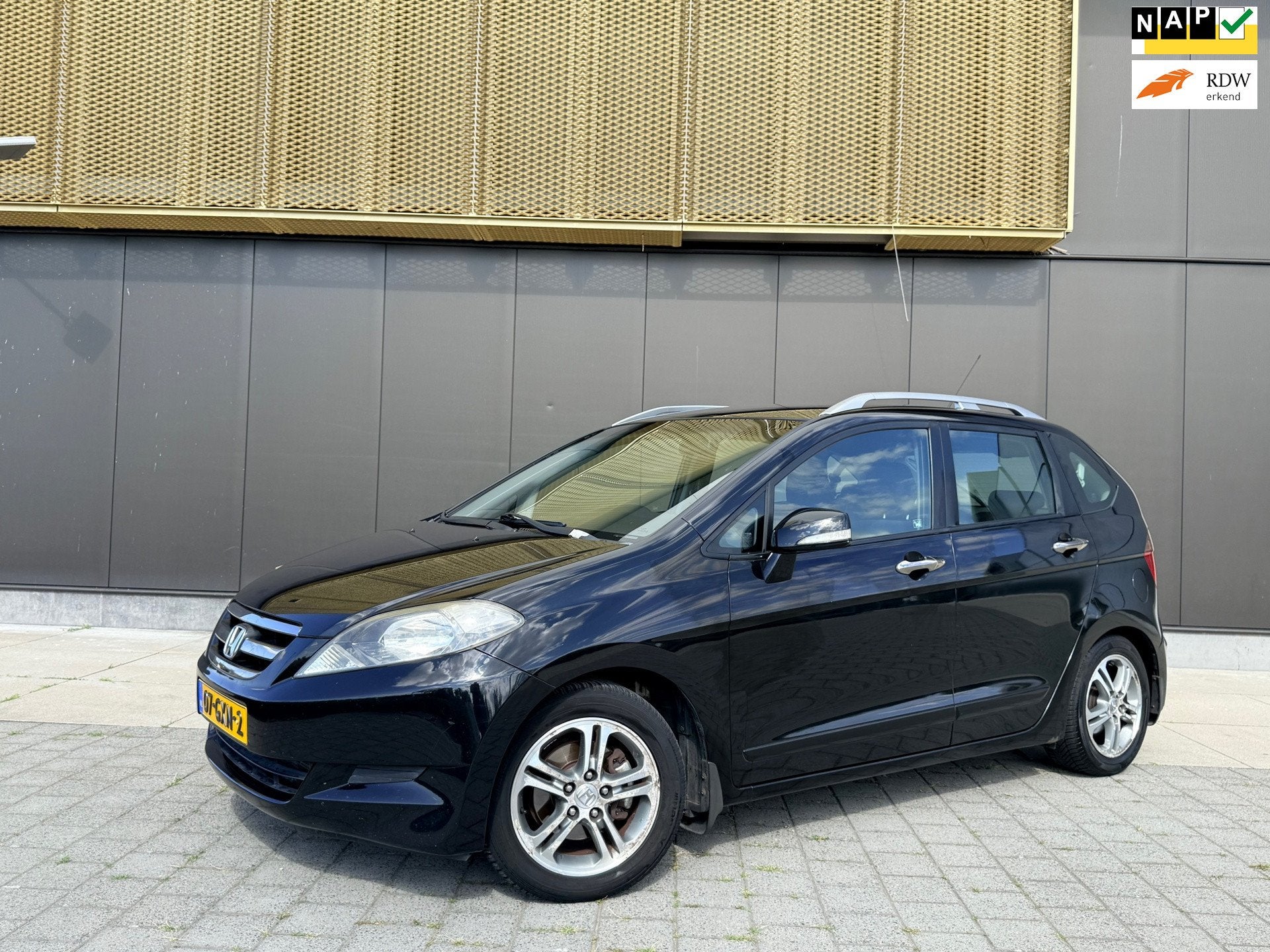 Honda FR-V 1.8i Comfort 6-persoons| Airco ijskoud! | Cruise, Auto's, Stof, 4 cilinders, Zwart, Origineel Nederlands