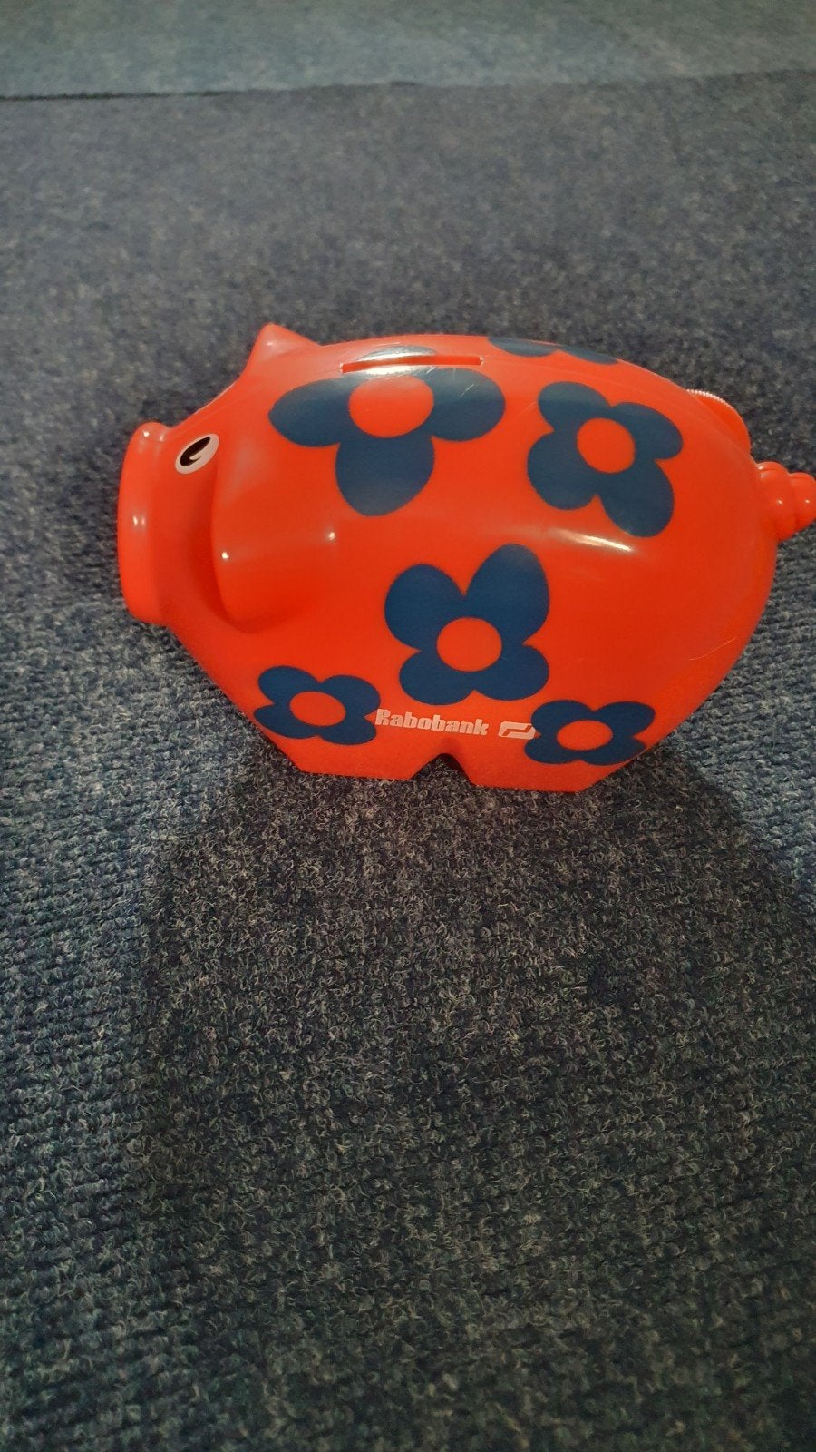Retro Rabobank spaarvarken met radio - Antiek, Ophalen of Verzenden, Gebruikt