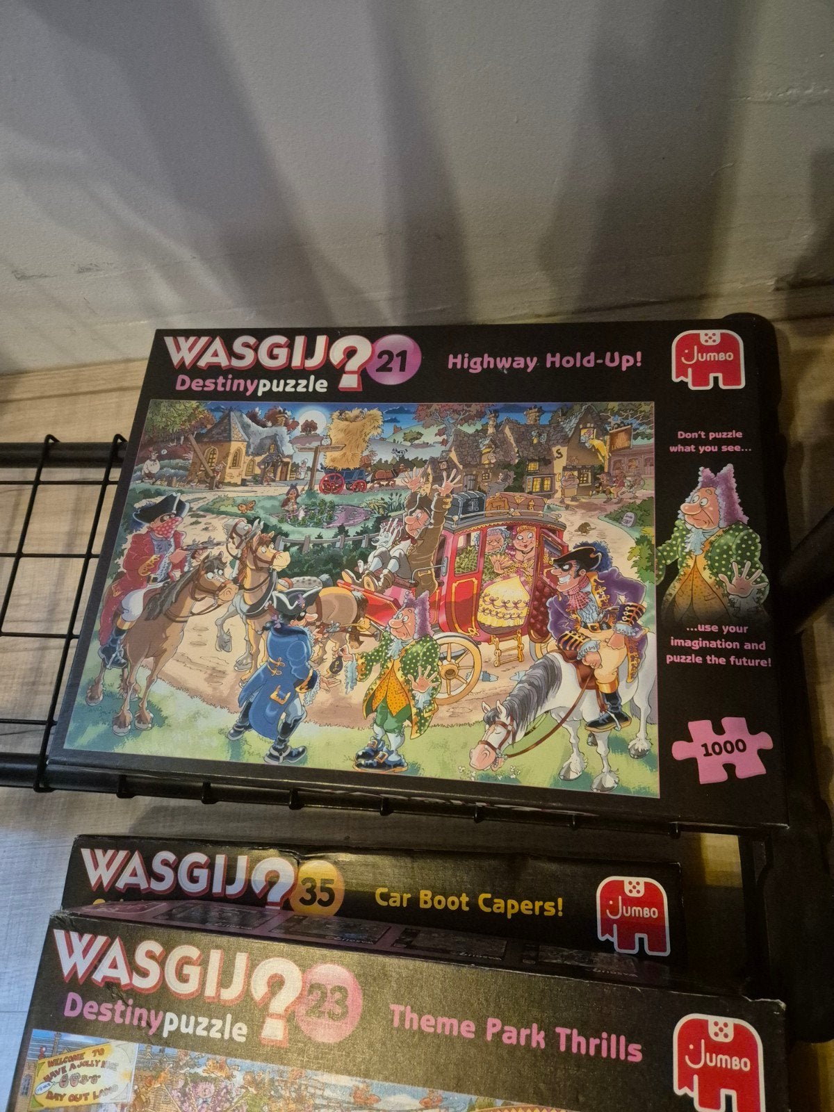 Wasgij Destiny 21 Highway Hold-Up! Legpuzzel 1000 stukjes, Ophalen of Verzenden, 500 t/m 1500 stukjes, Zo goed als nieuw