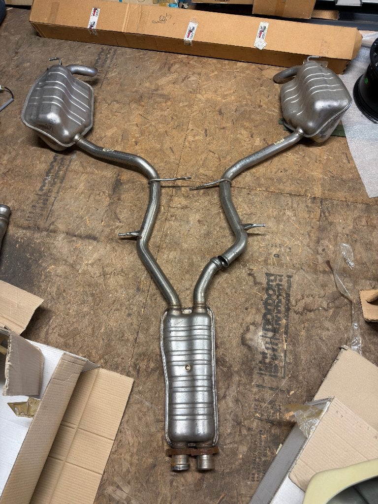 Mercedes CLS c219 / uitlaat systeem / compleet, Ophalen of Verzenden, Mercedes-Benz