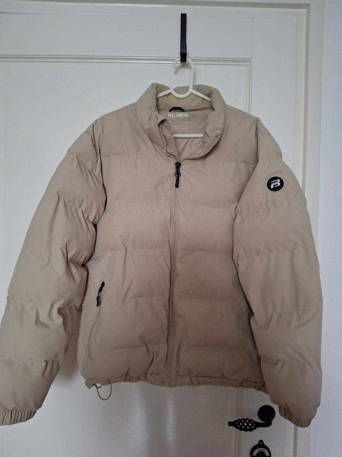 Herenjas beige Pull & Bear, Kleding | Heren, Maat 52/54 (L), Beige, Ophalen of Verzenden, Zo goed als nieuw