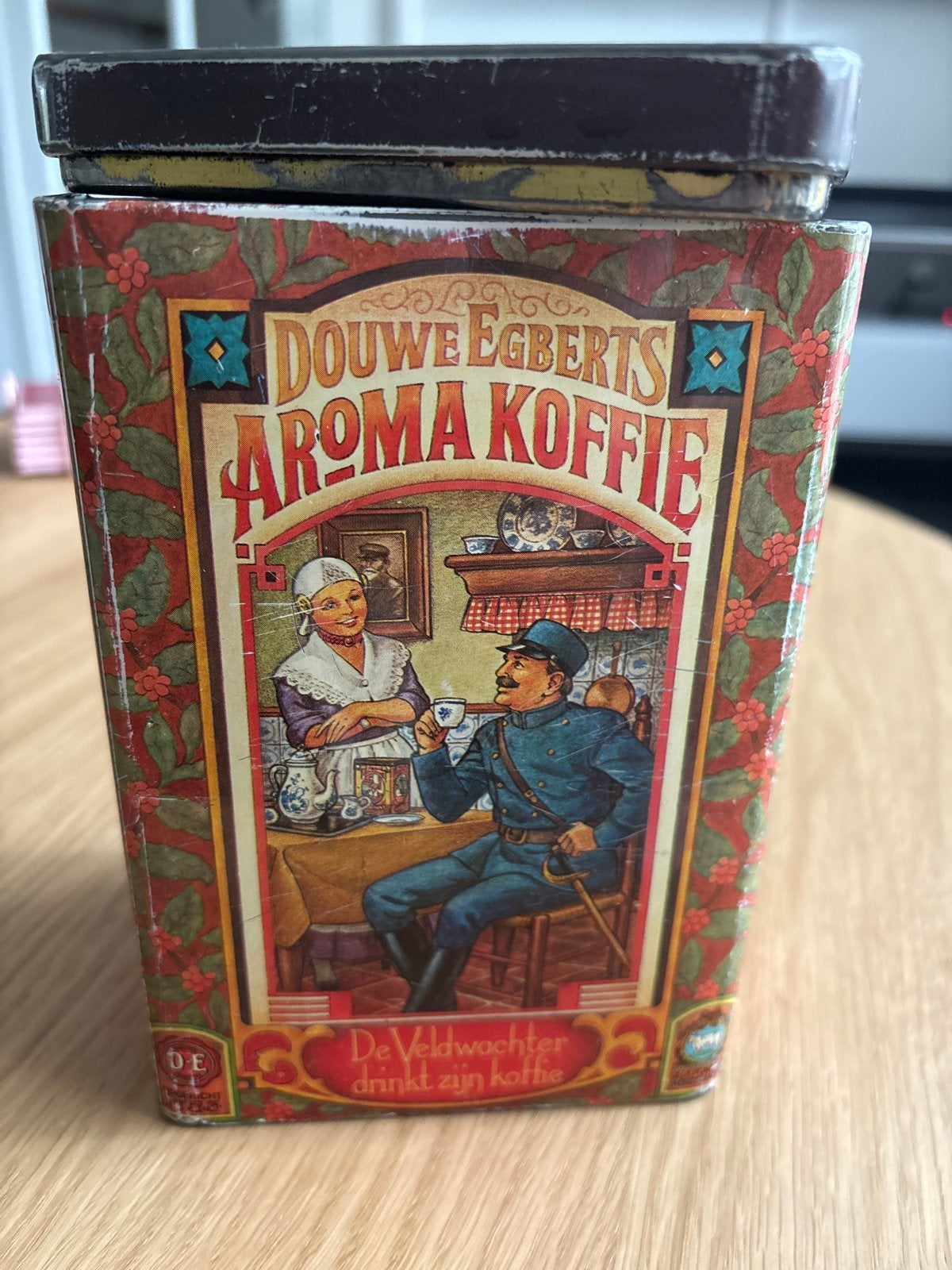 Vintage Douwe Egberts Aroma Koffie Bewaarbus, Ophalen of Verzenden, Gebruikt, Koffie, Douwe Egberts