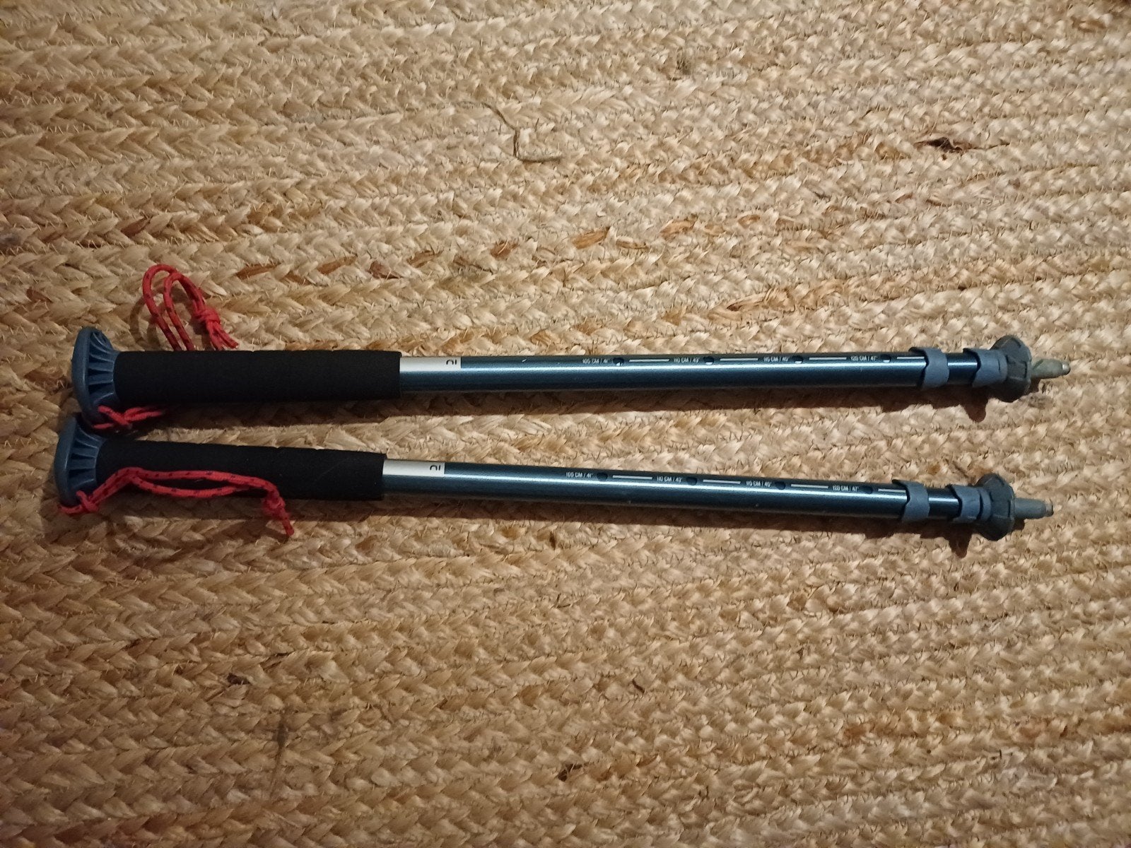 Set van 2 wandelstokken / trekkingstokken – slechts 1x gebru, Ophalen of Verzenden, Zo goed als nieuw, Overige typen, Overige merken