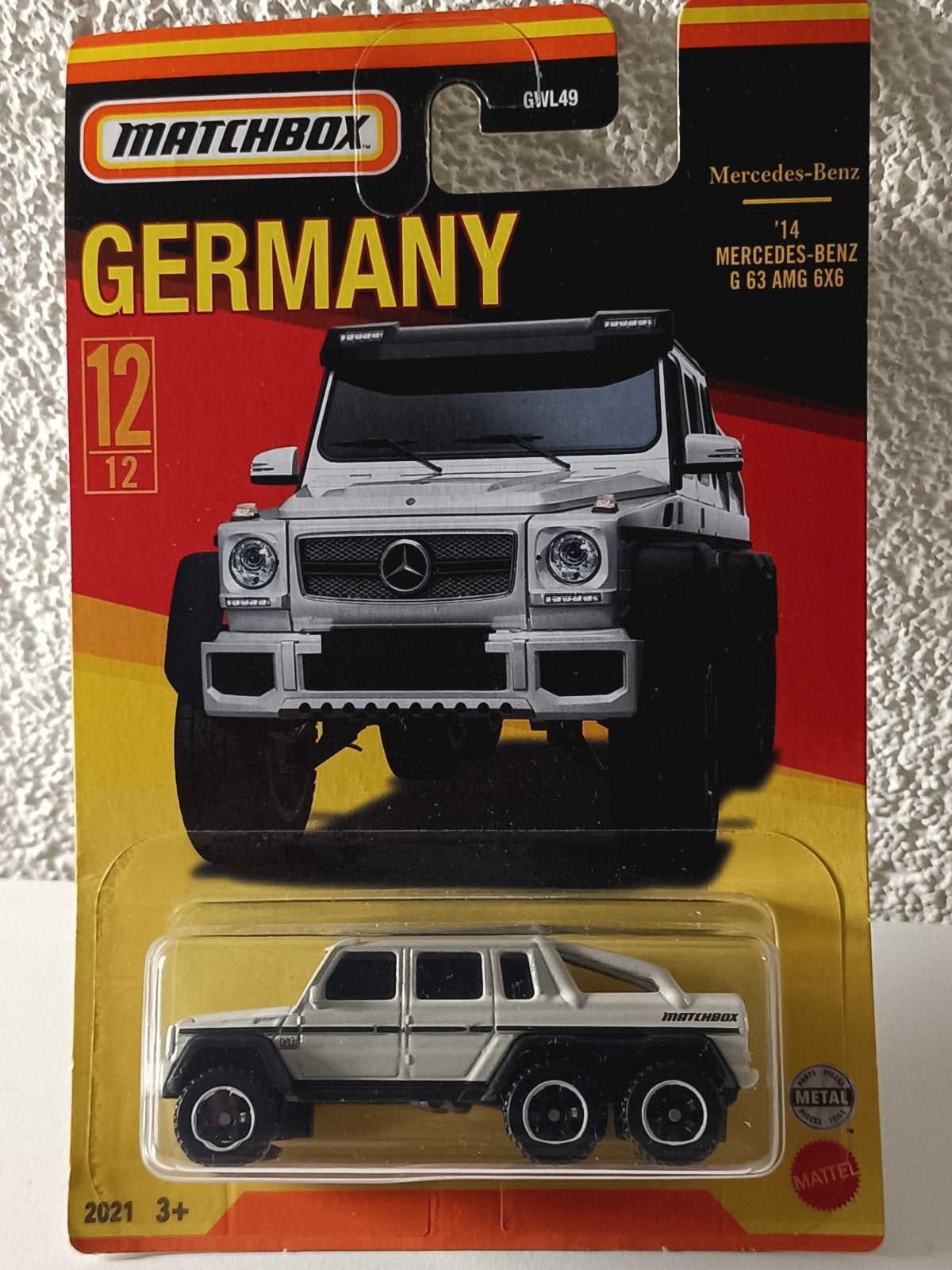 Matchbox '14 Mercedes-Benz G 63 AMG 6x6 Germany, Ophalen of Verzenden, Nieuw, Auto