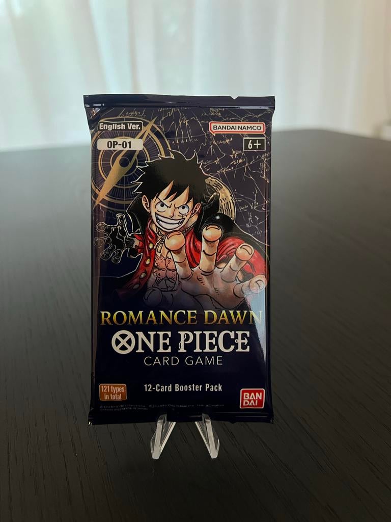 1st Edition One Piece OP-01 Romance Dawn - Pre-errata - Blue, Ophalen, Nieuw, Booster