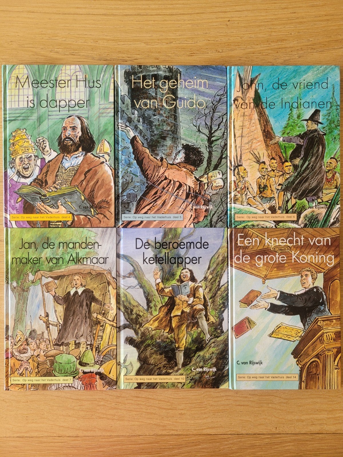 6x Op weg naar het Vaderhuis serie, C. van Rijswijk, IZGS!, Ophalen of Verzenden, Gelezen