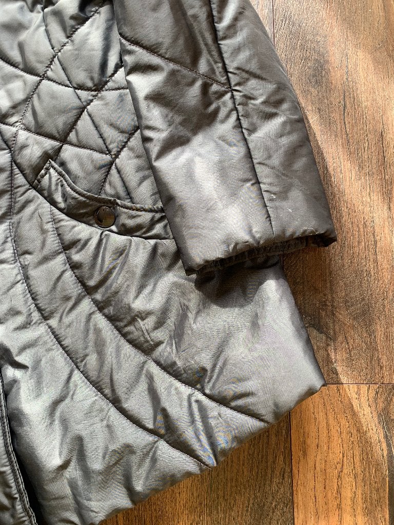 Gerry Weber dames winterjas 44/46 rits drukkers zilvergrijs, Kleding | Dames, Ophalen of Verzenden, Zo goed als nieuw, Maat 42/44 (L)