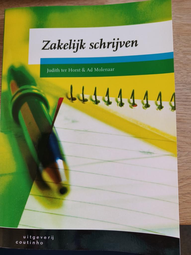 Zakelijk schrijven - Judith ter Horst & Ad Molenaar, Boeken, Judith ter Horst & Ad Molenaar, Zo goed als nieuw, Gamma, HBO