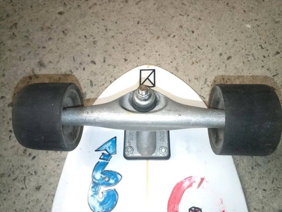 Carver CX Surfskate Skateboard Longboard Trucks incl. Wheels, Sport en Fitness, Ophalen of Verzenden, Gebruikt, Skateboard, Longboard