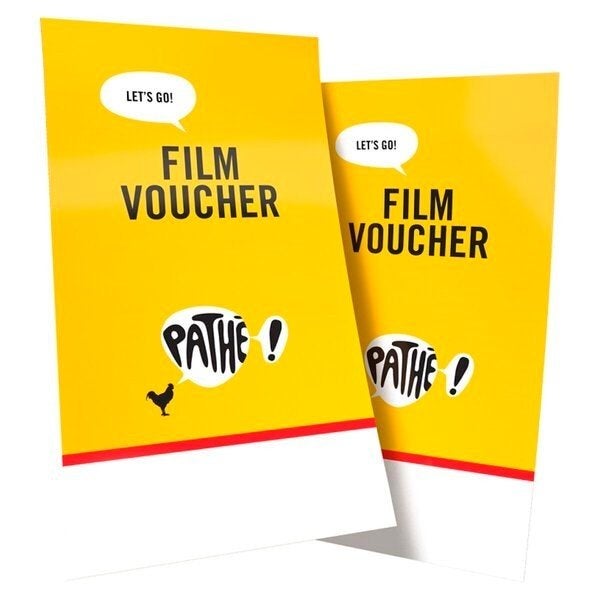 2x pathe voucher 9 euro per stuk, Tickets en Kaartjes, Filmkaartjes, Twee personen, Vrijkaartje alle films