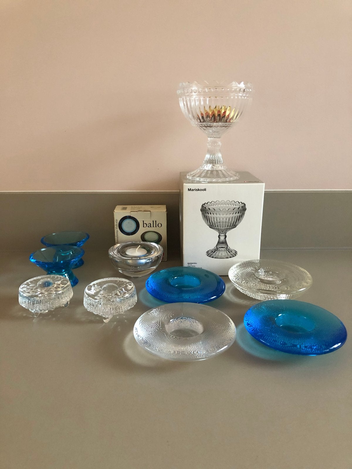 Diverse Iittala Kandelaren en Mariskooli Glaswerk, Ophalen of Verzenden