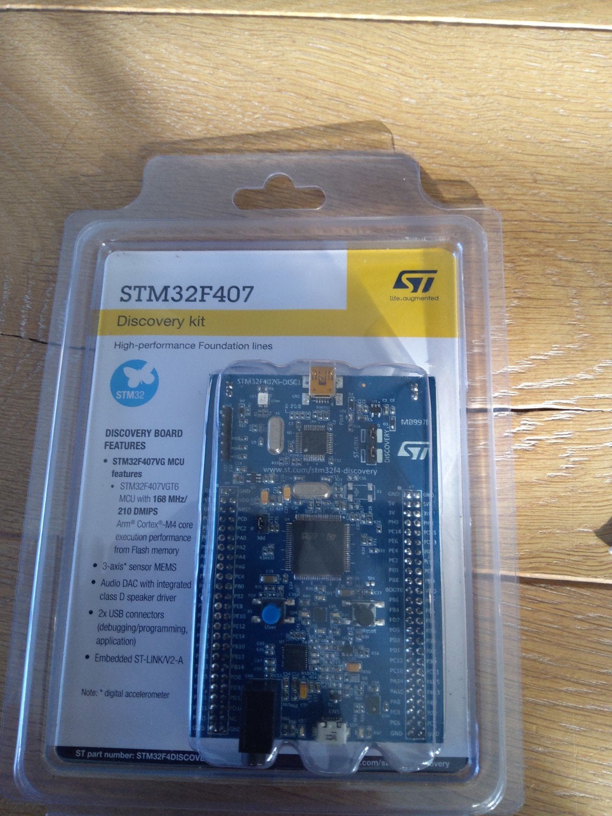 STM32F407 Discovery kit - Nieuw in verpakking, Computers en Software, Ophalen of Verzenden, Nieuw